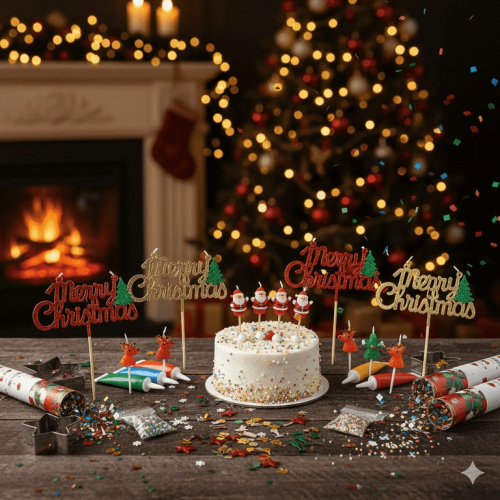 Lumanari tort, Confetti